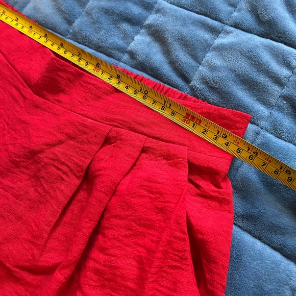 Elegant Red Wide-Leg Pants - Picture 4 of 7